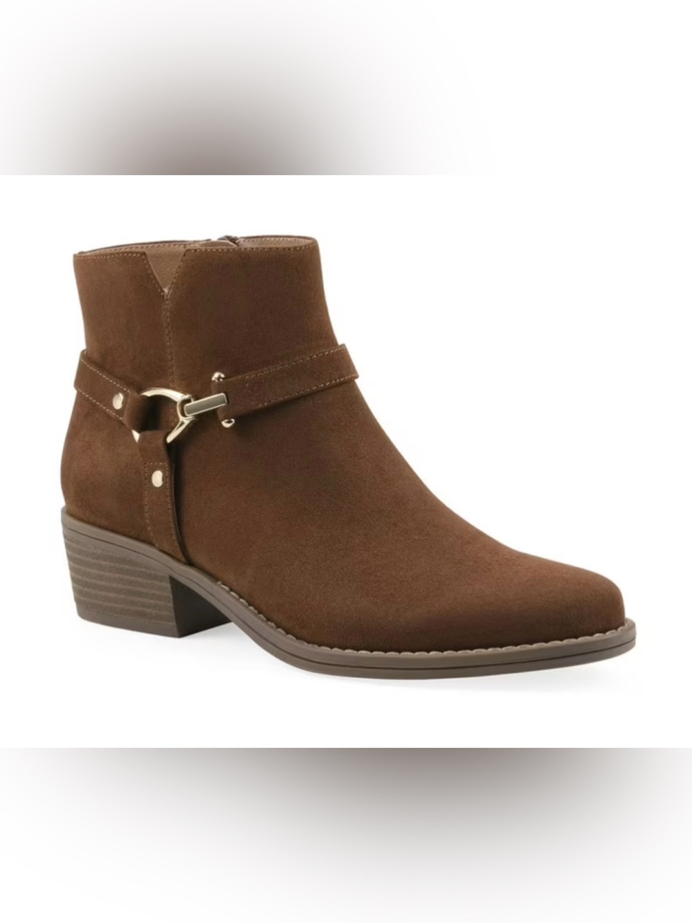 White Mountain Women's Ankle Chestnut Brown Boot - Brand New